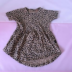 Leopard swirl dress huxbaby